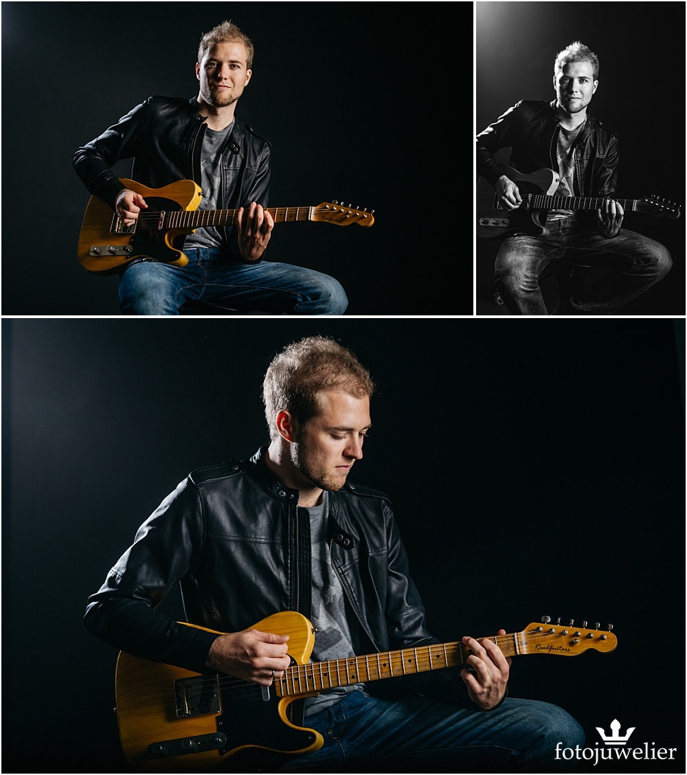 Businessportraits Musiker mit Gitarre
