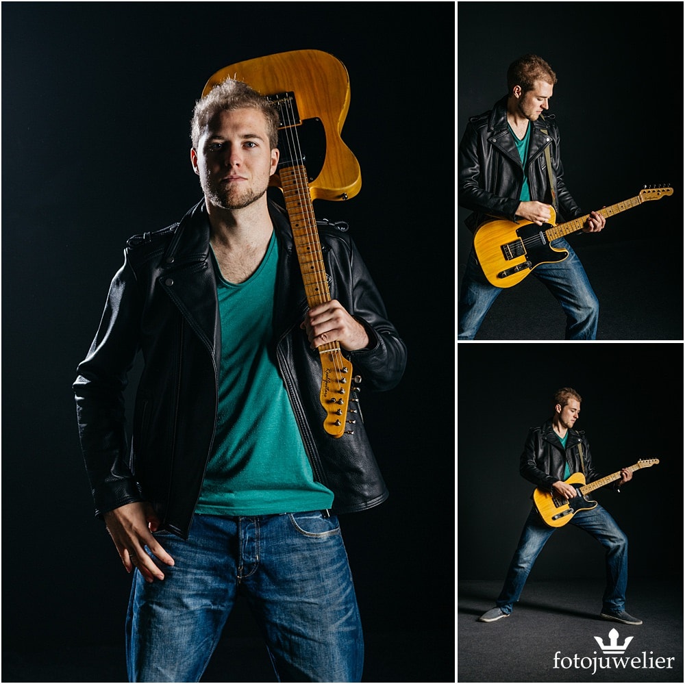 Businessportraits Musiker mit Gitarre
