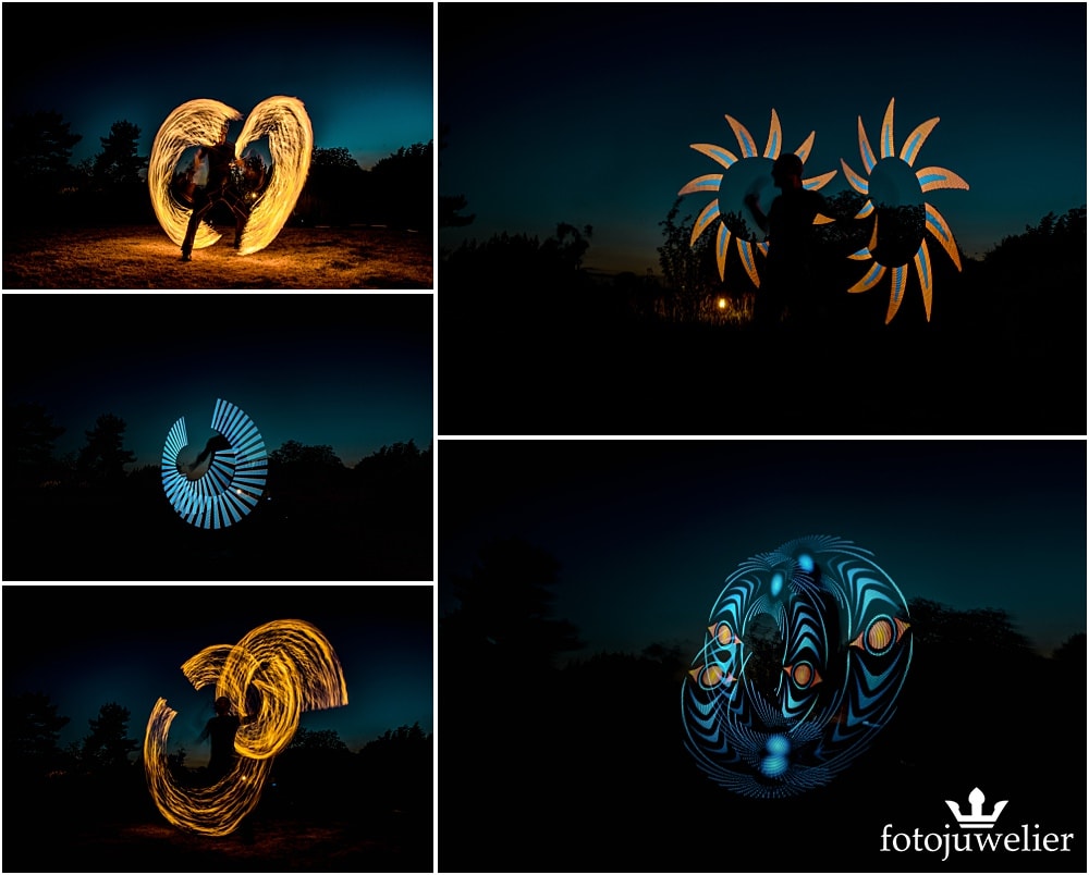 Eventfotos - Feuershow und LED-Show Eventfotos vom Eventfotograf - LED-Show "Der Lemmi"