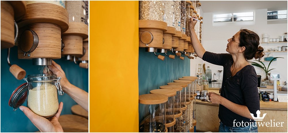 Interieurfotos vom Ladenlokal Interieurfotos vom Ladenlokal (im Körbchen) - Unverpacktladen Erftstadt