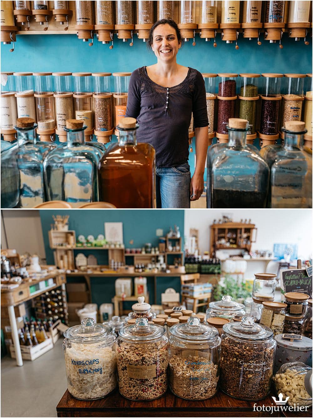 Interieurfotos vom Ladenlokal Interieurfotos vom Ladenlokal (im Körbchen) - Unverpacktladen Erftstadt